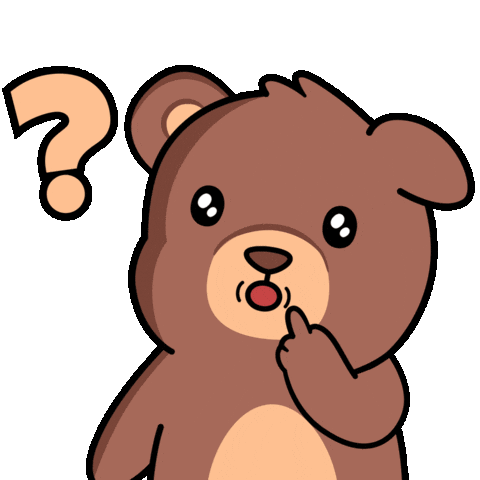 Question Mark What Sticker by BEARISH