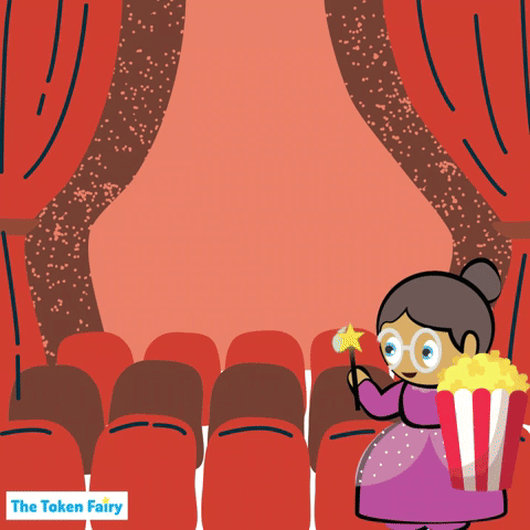 Popcorn The Token Fairy at the Movies