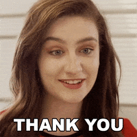amberdoigthorne comedy thank you okay awkward GIF