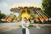 french kiss carnival GIF