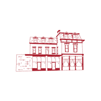 Carabello coffee building cabello coffee shop Sticker