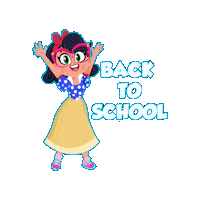 Happy Snow White Sticker by Cool School