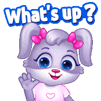 Greeting Whats Up Sticker by Lucas and Friends by RV AppStudios