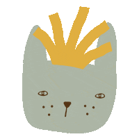 Cat Sticker by Graveto