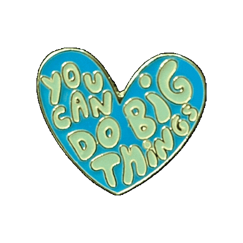 Heart Inspiration Sticker by Pinned Pins
