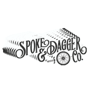 SpokeAndDaggerCo motorcycle spoke and dagger spokeanddagger Sticker