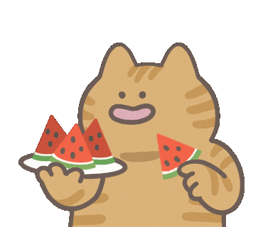 Excited Cat Sticker