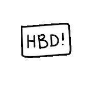 Hbd Sticker by owenandnikka