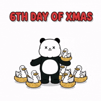 12 Days Of Christmas Xmas Countdown GIF by Kanpai Pandas