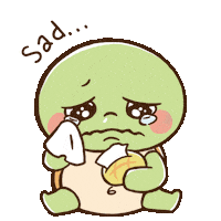 Sad Cry Sticker