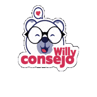 fcardioinfantil corazon oso willy consejo Sticker