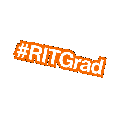 Graduation Commencement Sticker by Rochester Institute of Technology