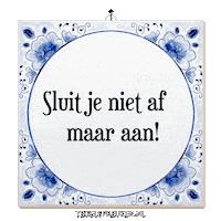 Wijsheid Contact Sticker by Tegelspreuken.nl