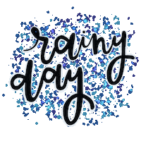 Regen Handgemacht Sticker by Diy-Businessclub