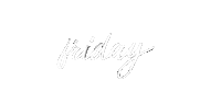 Friday Lettering Sticker