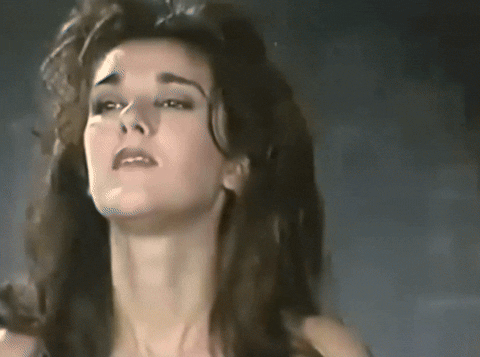 Surprised Celine Dion GIF by Pretty Dudes