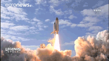 euronews nasa euronews space shuttle legends of space GIF