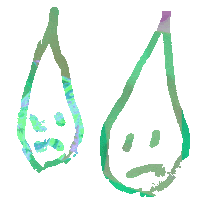 sad drop Sticker by Vacation Forever