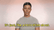 Bunim-MurrayProductions drama tea e kourtney kardashian GIF