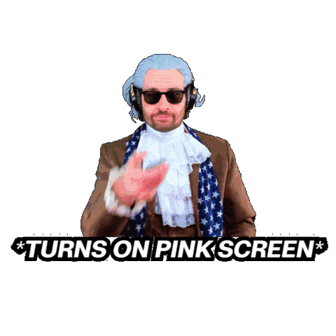 Pink Tv Sticker