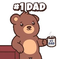 Fathers Day Father Sticker by BEARISH
