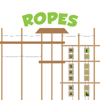 Camp Ropes Sticker by Muskoka Woods