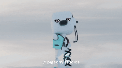 Pigeony_Studios_Official giphyupload dancing pigeon pigeony studios pigeon meme GIF