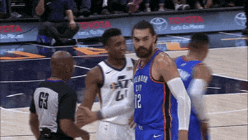 russell westbrook hug GIF by NBA
