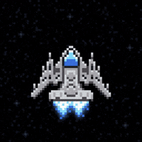 fimavectors arcade pixel art rocket 8bit GIF