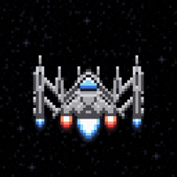 fimavectors arcade pixel art rocket 8bit GIF