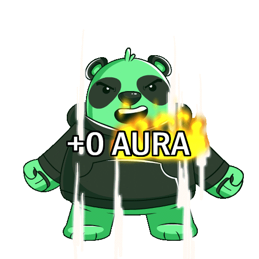 Super Saiyan Panda Sticker by SuperVerse