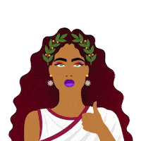 Roman Emperor Wow Sticker by World Of Women