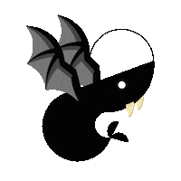 Halloween Bat Sticker by Noray sefaood