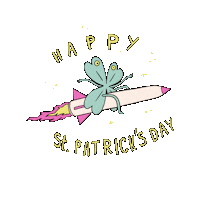 St Patricks Day Irish Sticker by Major Tom