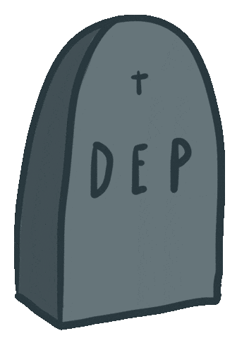 Muerte Descansa Sticker