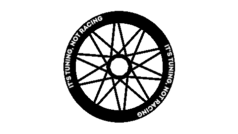 Car Tuning Sticker by it's tuning, not racing!