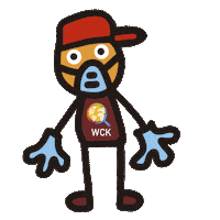 worldcentralkitchen masky disaster relief jose andres wck Sticker