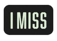 Missing I Miss Sticker by Wall-to-Wall