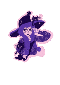 Black Cat Sticker