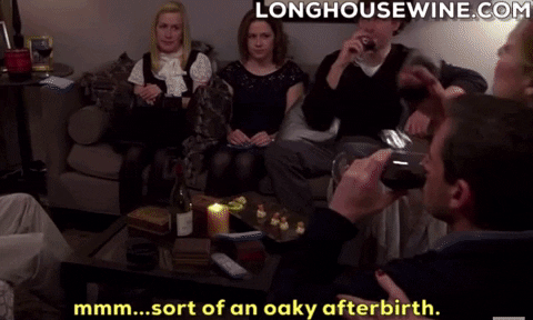 LonghouseWines giphygifgrabber wine the office michael scott GIF