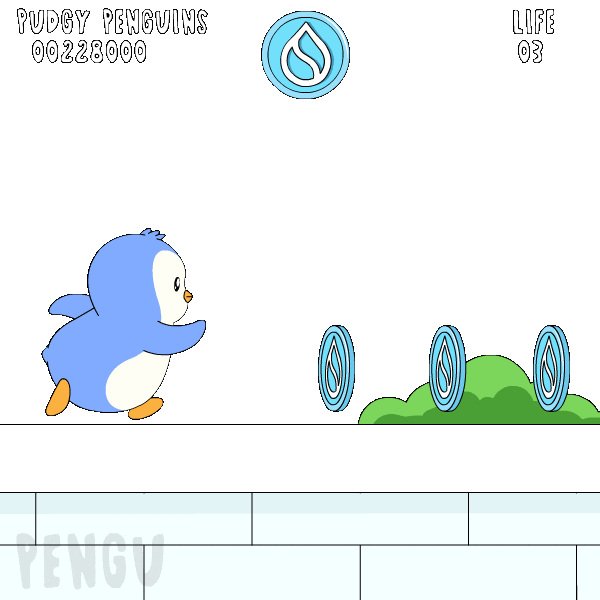 Crypto Penguin Sticker by Pudgy Penguins
