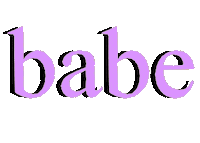 Baby Babe Sticker