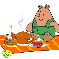 Hungry Dinner Sticker