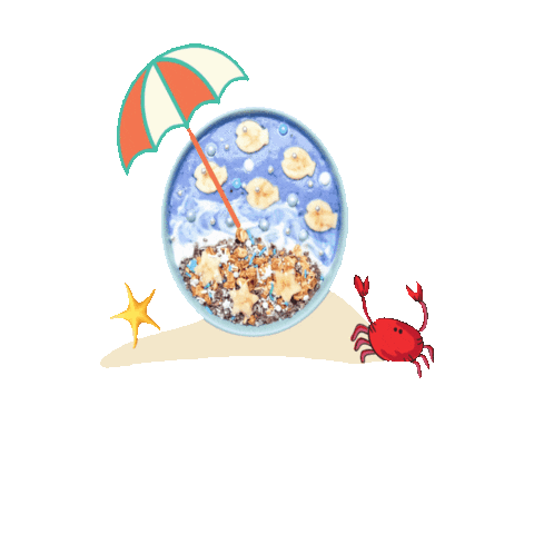 Beach Sea Sticker by Gratefood Co.