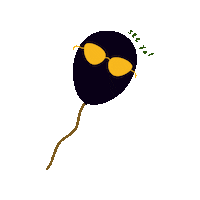 Ballon Goodbye Sticker