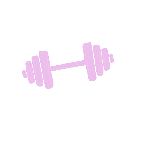 Megryandesigns gym sweat work out weights Sticker
