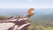 Dogwithacomputer art dog nature vibes GIF