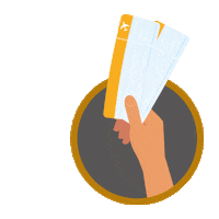 zkosicdosveta flying tickets z košíc do sveta lietanie Sticker
