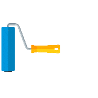 spray azul Sticker