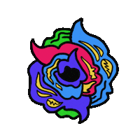Happy Flower Sticker